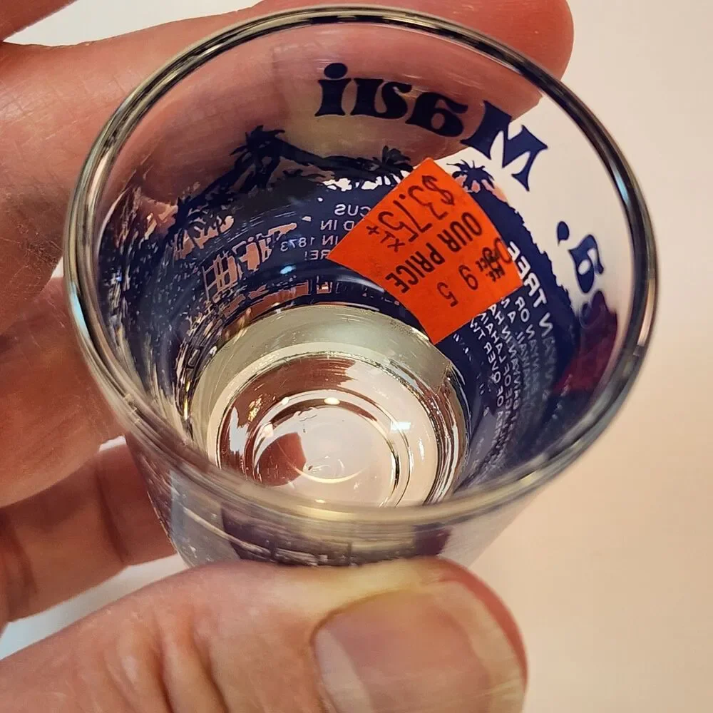 Vintage Maui Hawaii Shot Glass Lot - Hard Rock Cafe & Planet Hollywood Shooters